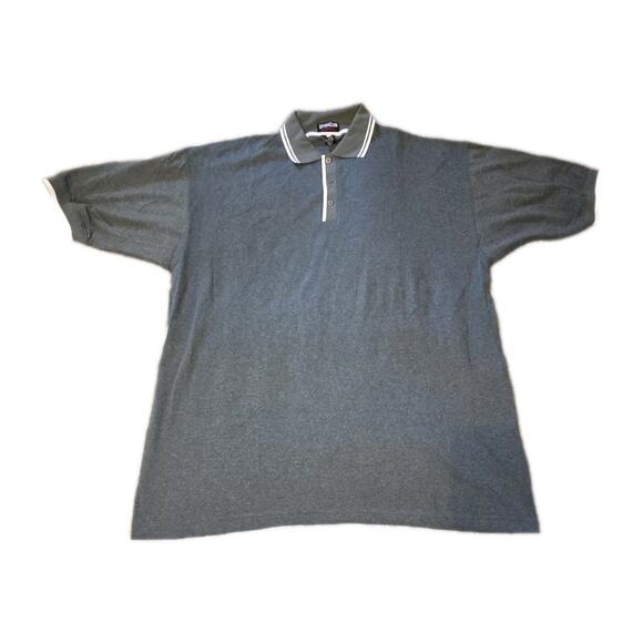 Mens XXL Cotton Blend Heathered Polo Lot Light Dark Gray Ultra Club Collection - Picture 7 of 11